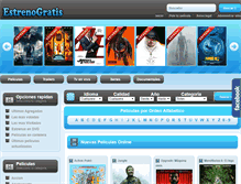 Tablet Screenshot of estrenogratis.com